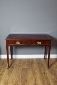 Inlaid mahogany desk, Edward VII, circa 1900